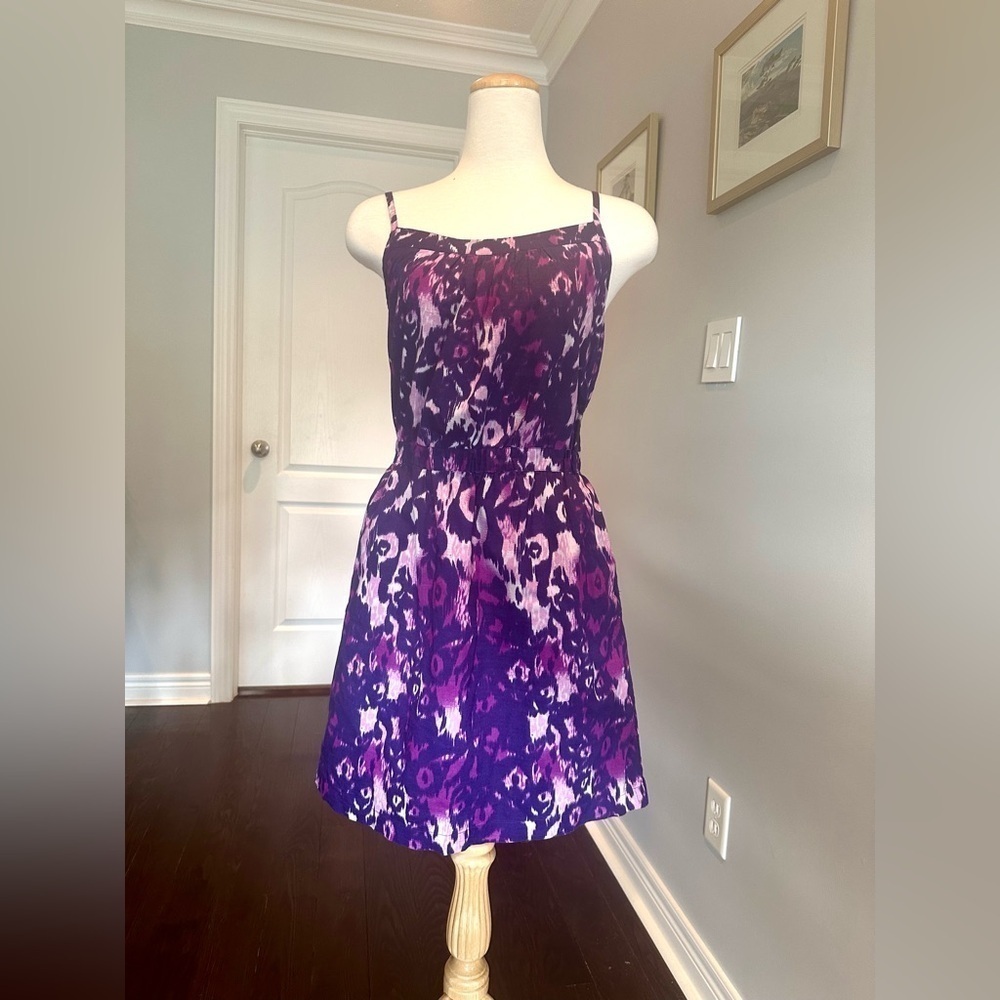 JOE FRESH Tie Dye Spaghetti Strap A Line Summer Dress